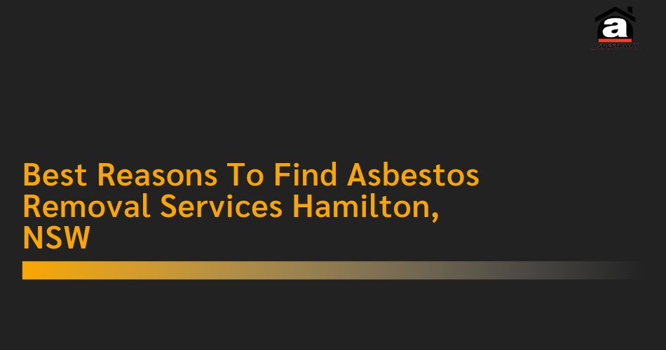 Best Reasons To Find Asbestos Removal Services Hamilton, NSW