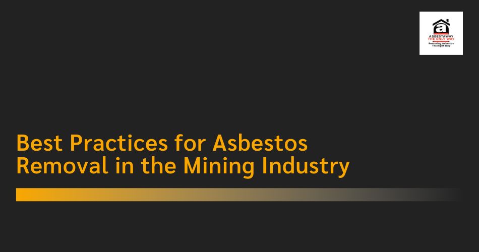 Best Practices for Asbestos Removal in Mining Industry